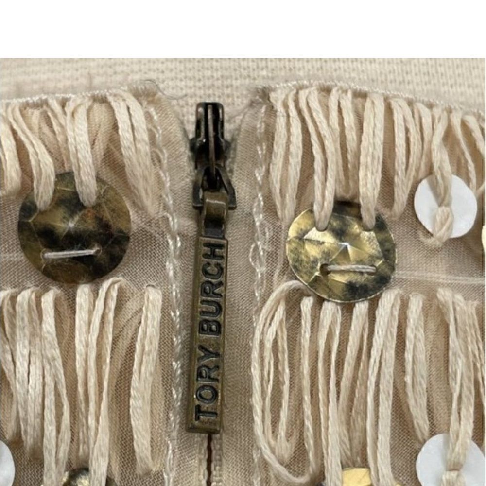 TORY BURCH Daisy Embellished Knit Dress - Picture 10 of 14